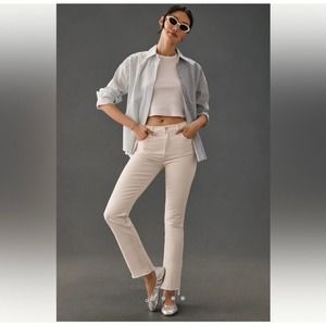 Mother the insider crop step fray jeans/ so far gone/28